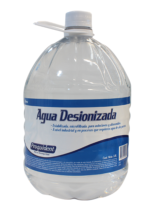 AGUA DESIONIZADA X GALON