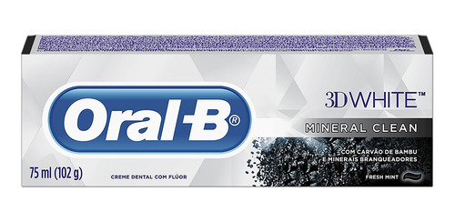 CREMA 3D WHITE CARBON ACTIVADO X 75 ML ORAL-B
