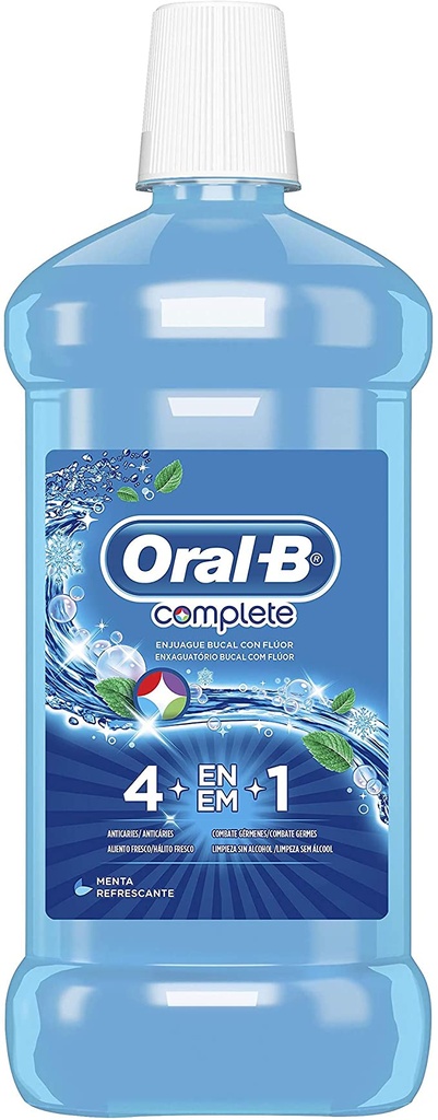 ENJUAGUE BUCAL COMPLETE 4 EN 1 X 500ML ORAL-B