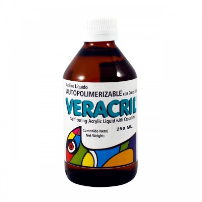 [AC0021] ACRILICO LIQUIDO AUTO VERACRIL X 250 ML NEW STETIC
