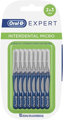 [AC0185] CEPILLO INTERDENTAL MICRO EXPERT X 10 UND ORAL-B
