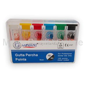 [AC0224] CONOS DE GUTAPERCHA No. 15-40 X 120 GAPADENT