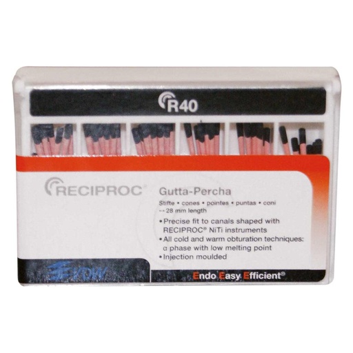 [AC0228] CONOS DE GUTAPERCHA RECIPROC R40 CJ X 60