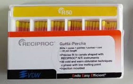 [AC0229] CONOS DE GUTAPERCHA RECIPROC R50 CJ X 60