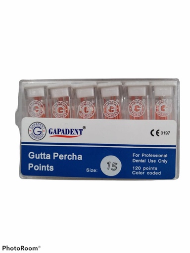 [AC0230] CONOS GUTAPERCHA No. 15 X 120 GAPADENT