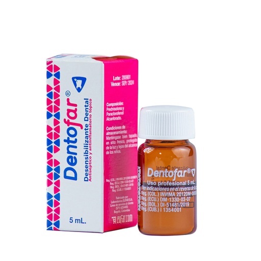 [AC0260] DENTOFAR X 5 ML. EUFAR