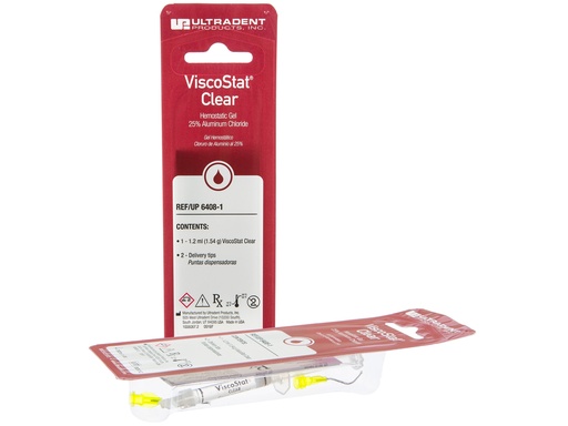 [AC0429] HEMOSTATICO VISCOSTAT CLEAR X 1.2 ML ULTRADENT