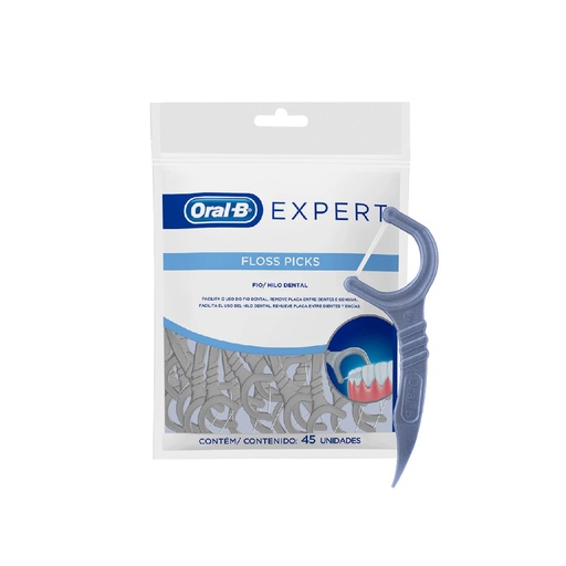 [AC0869] FLOSS PICKS EXPERT PQTE X 45 UND ORAL-B